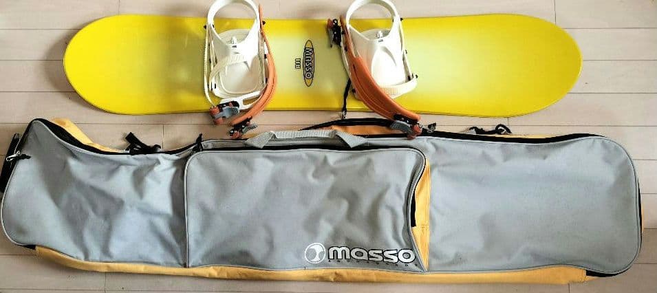 Jr.用スノーボード三点セット ボードケース付き ボード長さ118cm